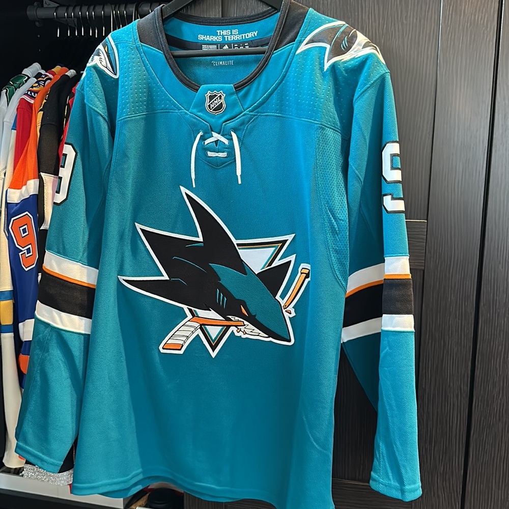 Evander Kane San Jose Sharks adidas Home Authentic Player Jersey - Teal